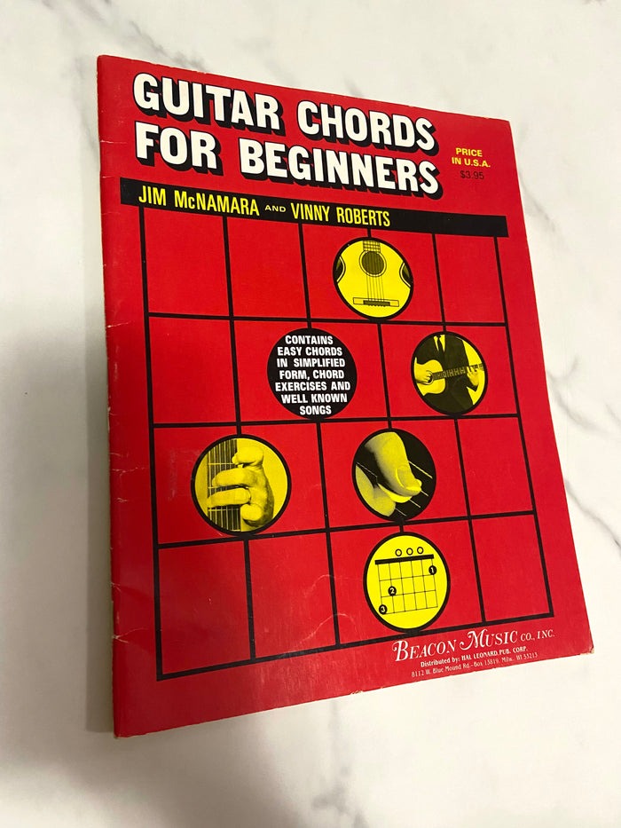 Vintage 1960s Guitar Chords For Beginners Music Learning Book, 1967 - Deer Creek Mercantile