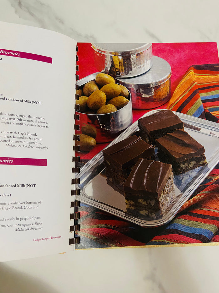 Vintage Eagle Brand Spiral Cookbook, Cookies, Bars & Desserts - Deer Creek Mercantile