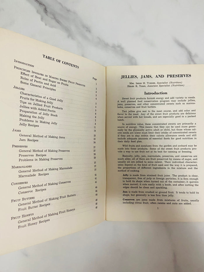 Vintage Jams, Jellies, + Preserves LSU Cookbook - Deer Creek Mercantile