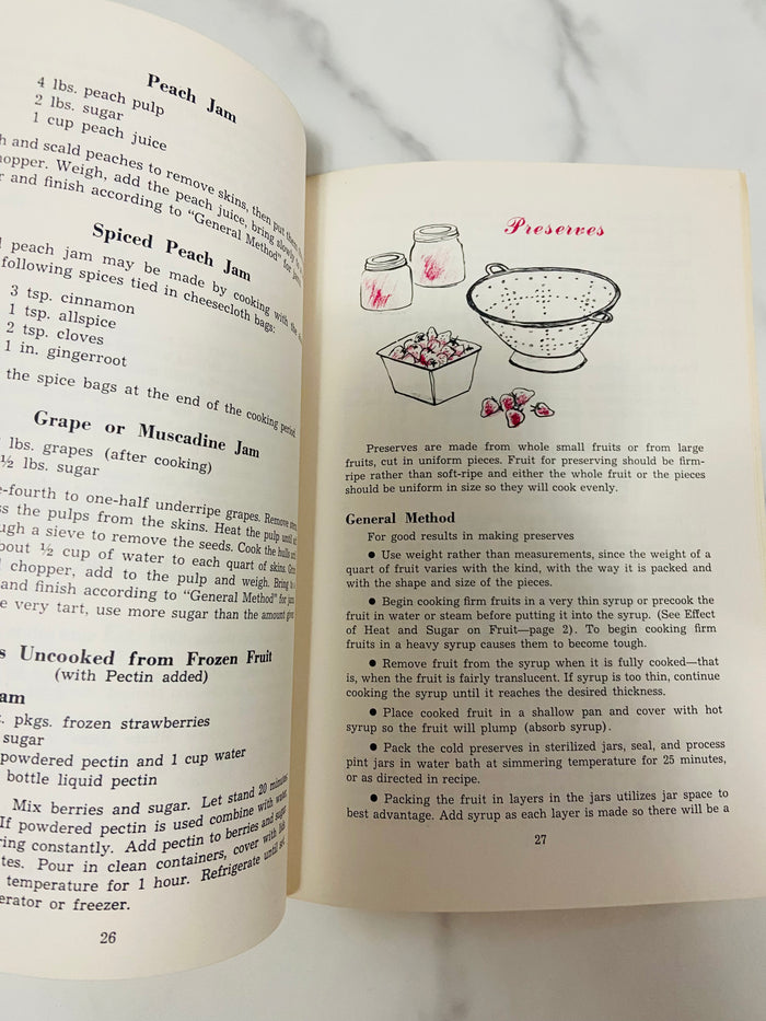 Vintage Jams, Jellies, + Preserves LSU Cookbook - Deer Creek Mercantile