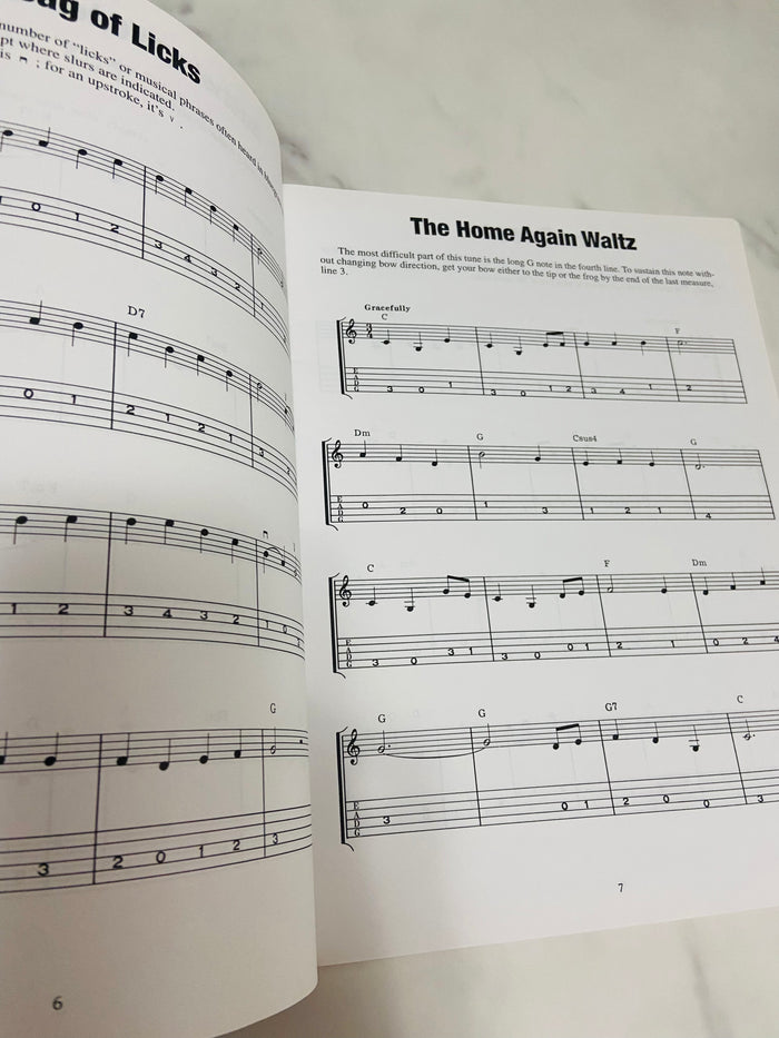 Vintage Mel Bay's Easy Fiddle Solos Song Book, 1985 - Deer Creek Mercantile