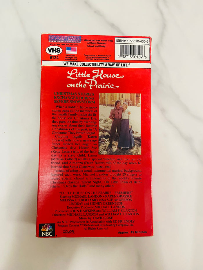 Vintage Little House On The Prairie, The Christmas They Never Forgot VHS Movie, 1989 - Deer Creek Mercantile