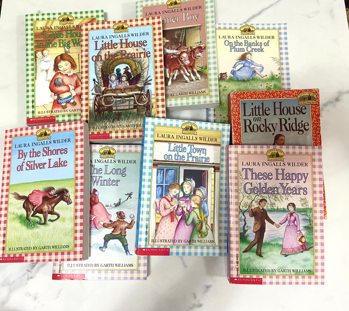 Vintage Little House On The Prairie Laura Ingalls Wilder Book Set, Paperback - Deer Creek Mercantile