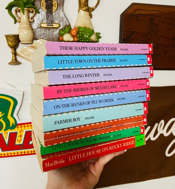 Vintage Little House On The Prairie Laura Ingalls Wilder Book Set, Paperback - Deer Creek Mercantile