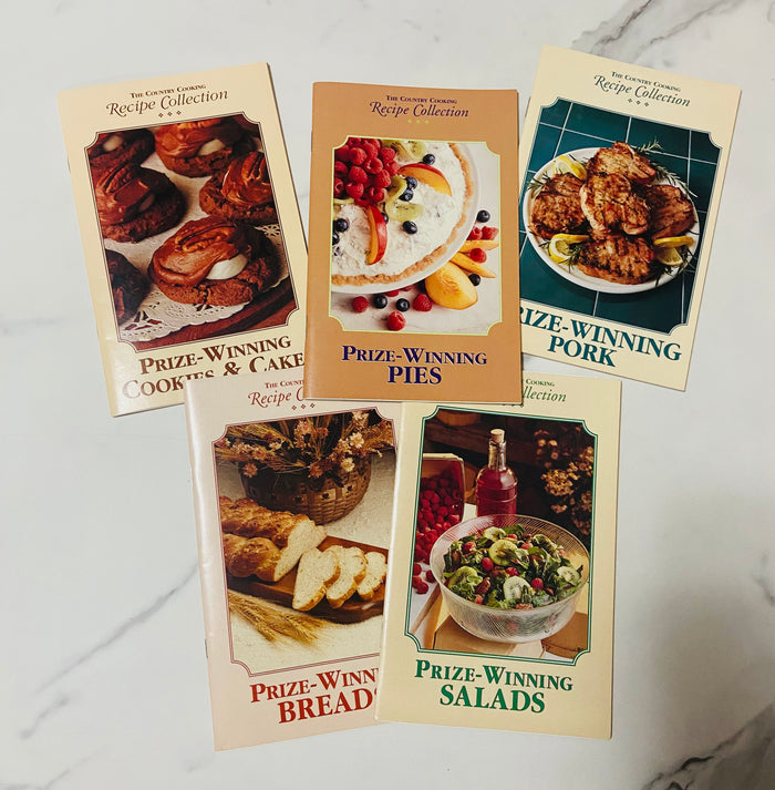 Vintage Country Cooking Recipe Collection Grocery Store Booklet Set of 5 - Deer Creek Mercantile