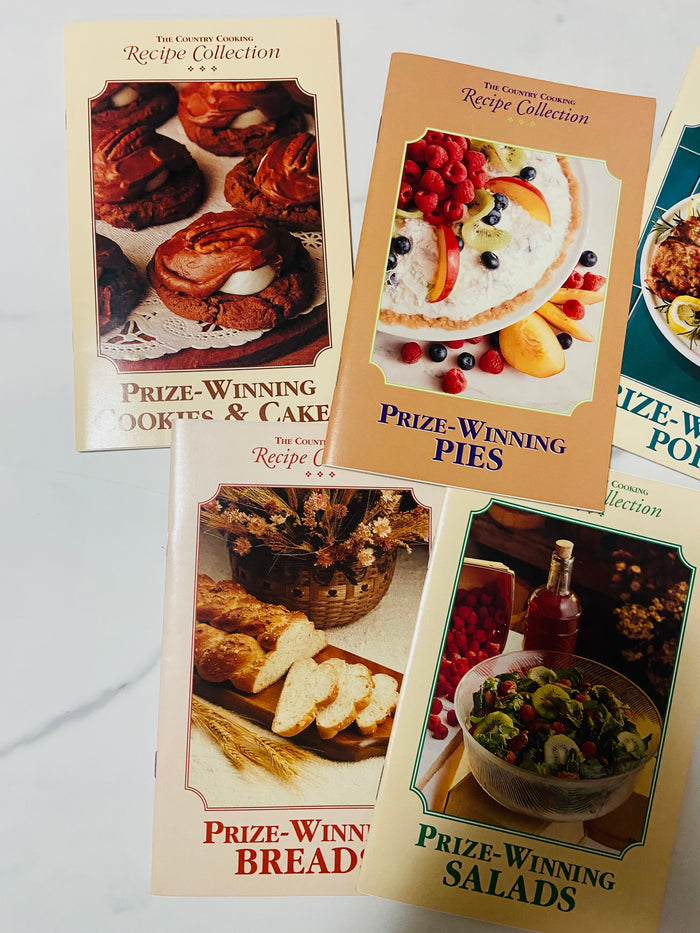 Vintage Country Cooking Recipe Collection Grocery Store Booklet Set of 5 - Deer Creek Mercantile