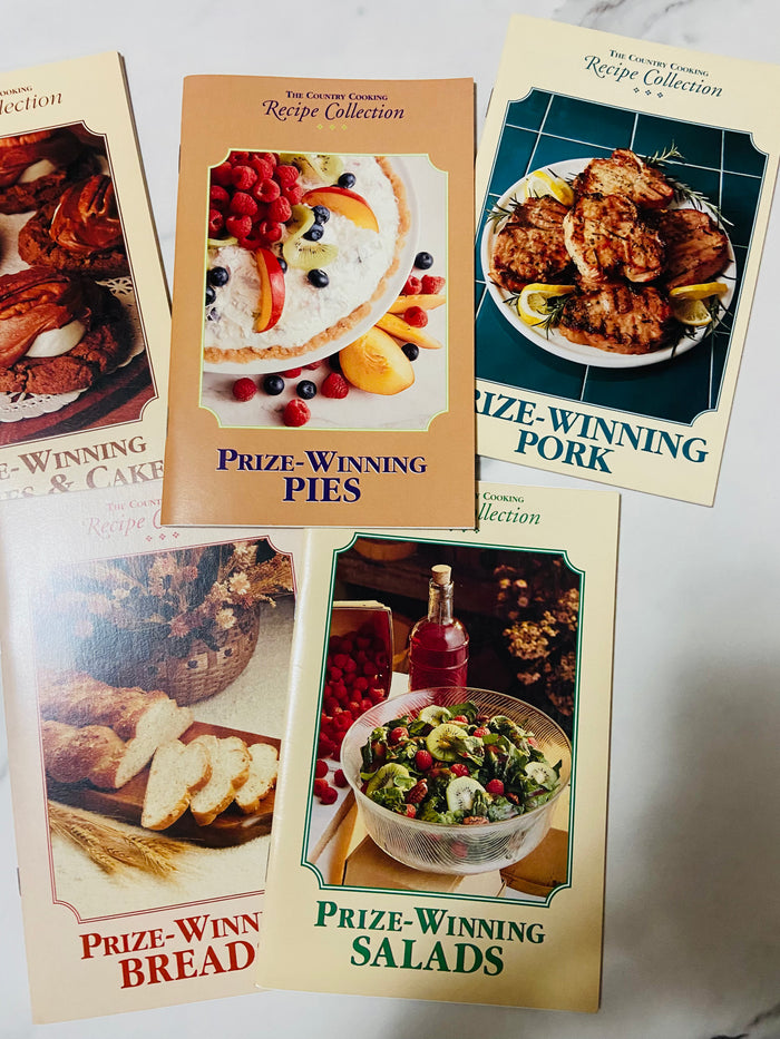 Vintage Country Cooking Recipe Collection Grocery Store Booklet Set of 5 - Deer Creek Mercantile