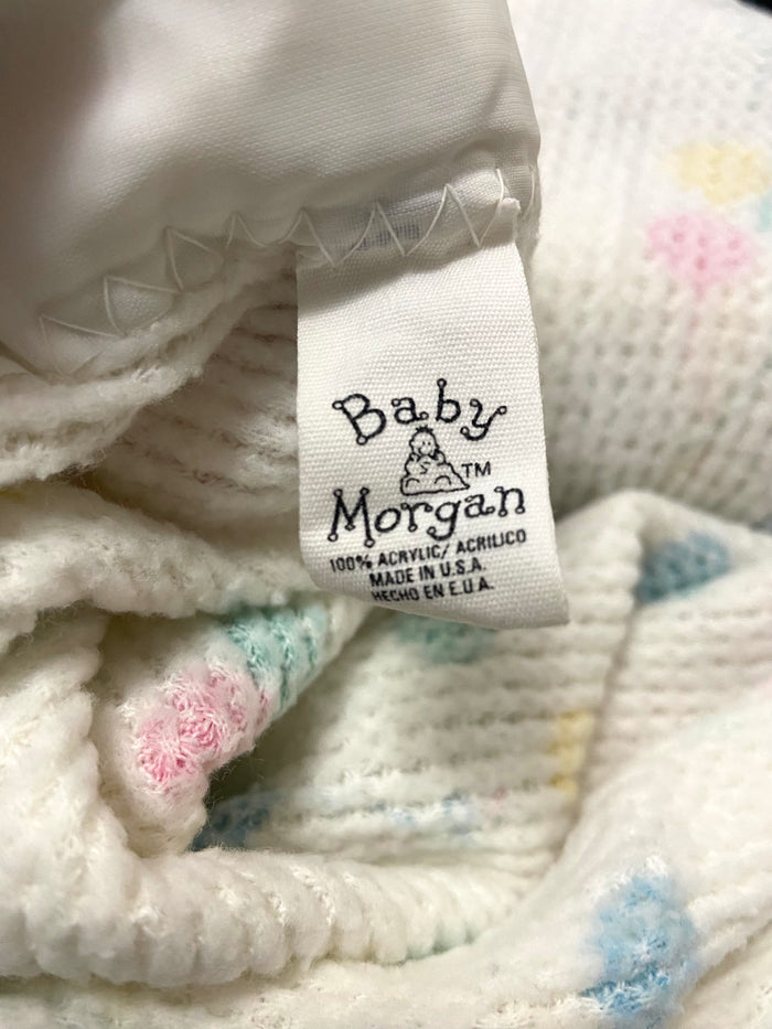 Vintage 1990s Baby Morgan Ballon Waffle Blanket - Deer Creek Mercantile
