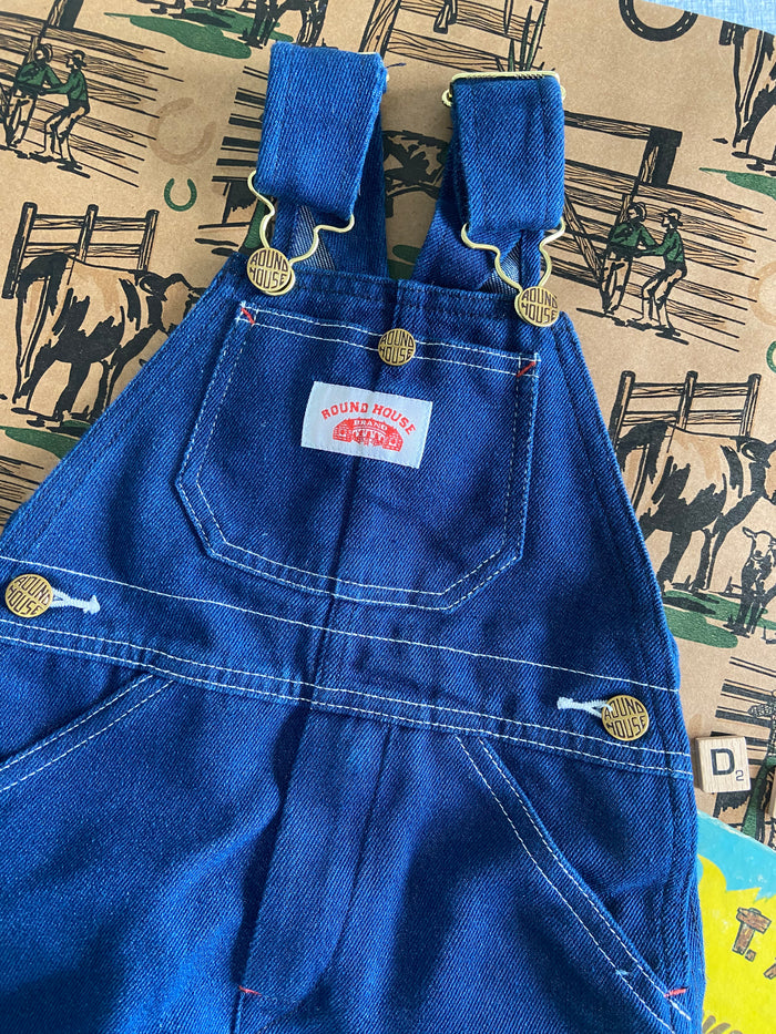Pre-Loved Round House Denim Jean Overalls *2T - Deer Creek Mercantile