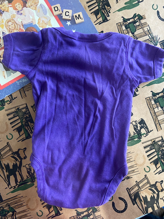 Pre-Loved LSU Embroidered Baby Bodysuit *18 Months - Deer Creek Mercantile