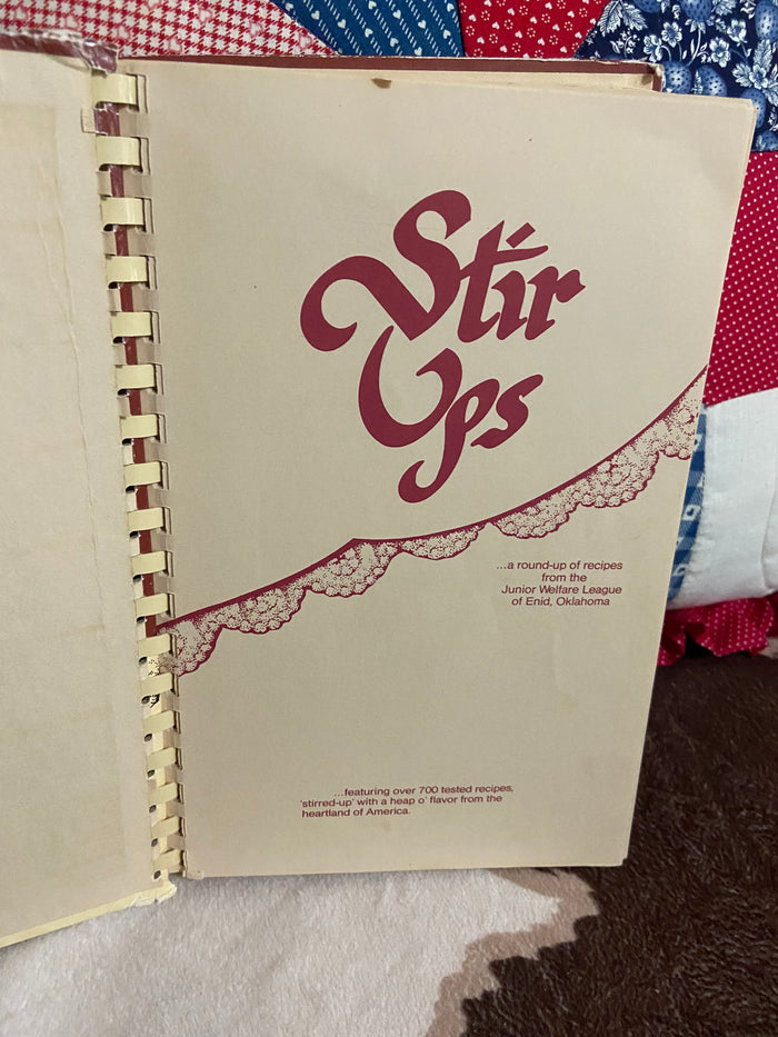 Vintage Stir Ups Enid, OK Cookbook, 1982 - Deer Creek Mercantile