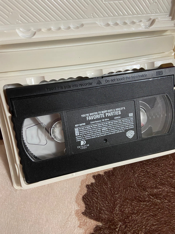Vintage Mary Kate & Ashley VHS, 2001, Favorite Parties - Deer Creek Mercantile