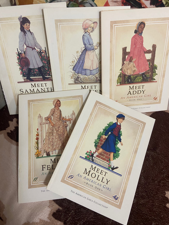 Vintage American Girl, Pleasant Company Book Set, 'Meet', Set of 5 - Deer Creek Mercantile