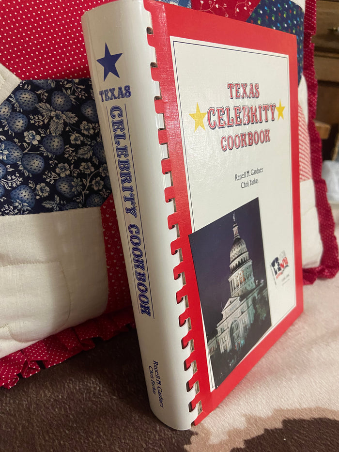 Vintage Texas Celebrity 1986 Sesquicentennial Cookbook - Deer Creek Mercantile