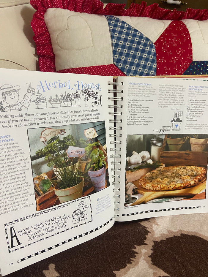 Vintage Gooseberry Patch All Through The Seasons Recipes & Crafts Cookbook - Deer Creek Mercantile