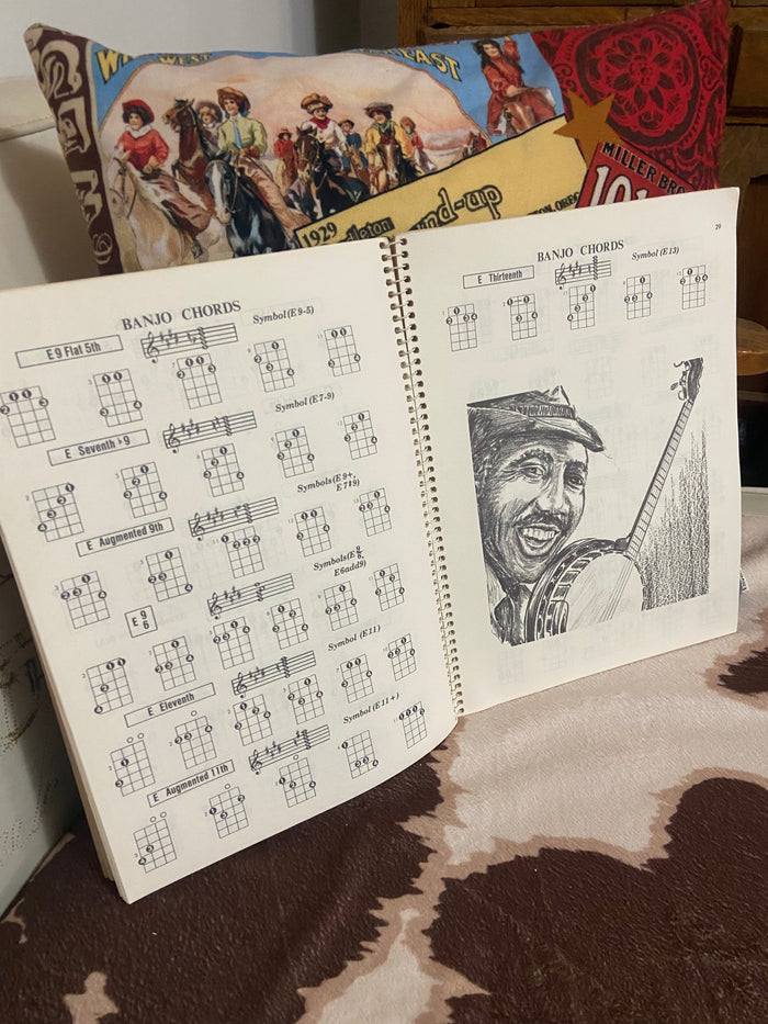 Vintage Mel Bay's Deluxe Encyclopedia Of Banjo Chords Music Book, 1973 - Deer Creek Mercantile