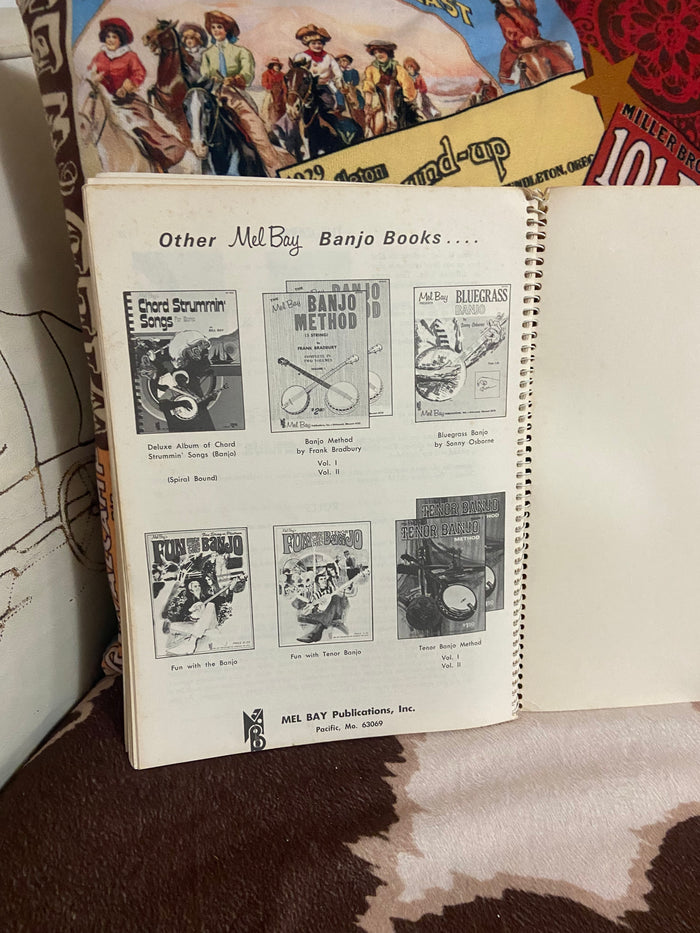 Vintage Mel Bay's Deluxe Encyclopedia Of Banjo Chords Music Book, 1973 - Deer Creek Mercantile