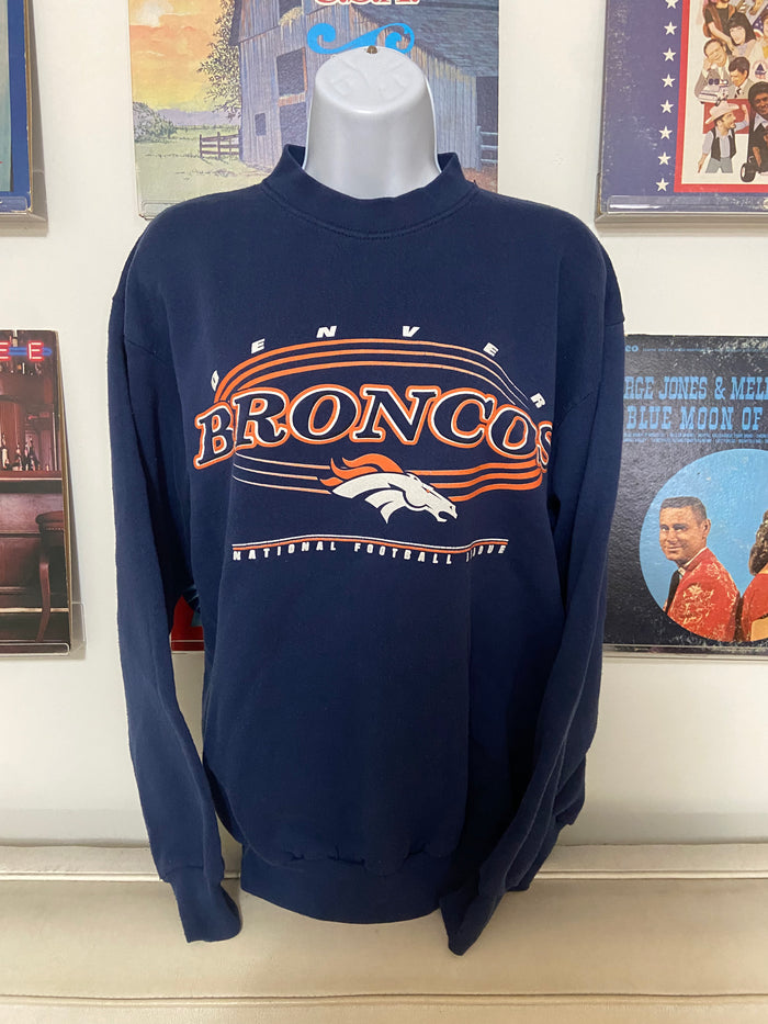 Vintage Denver Broncos Sweatshirt, Size Medium 90s/2000s - Deer Creek Mercantile