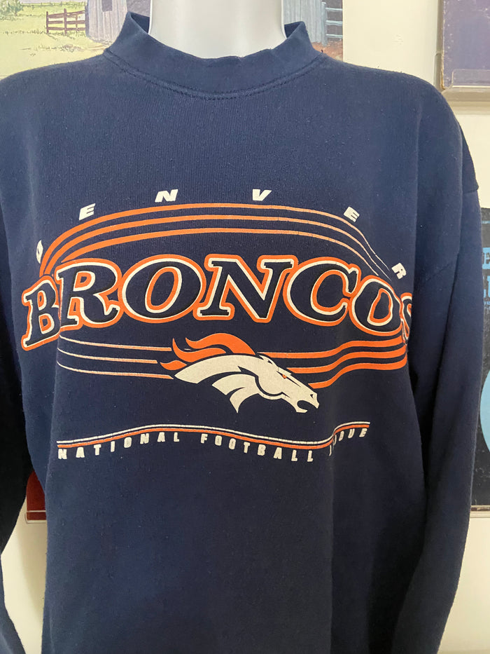 Vintage Denver Broncos Sweatshirt, Size Medium 90s/2000s - Deer Creek Mercantile