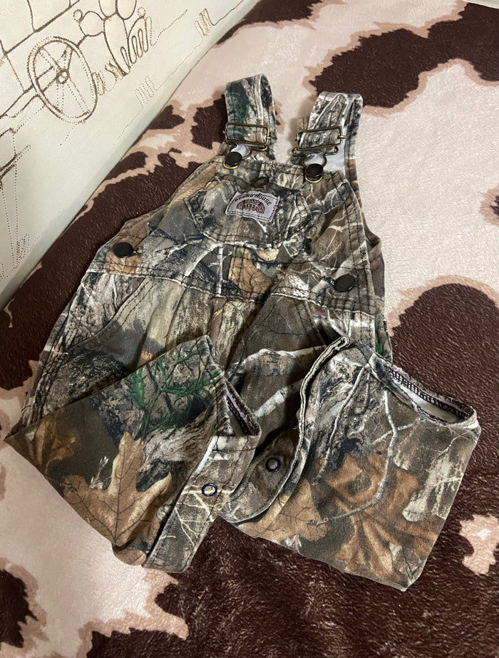 Pre-Loved Round House x Realtree Baby Girls Overalls, Size 12-18 Months - Deer Creek Mercantile