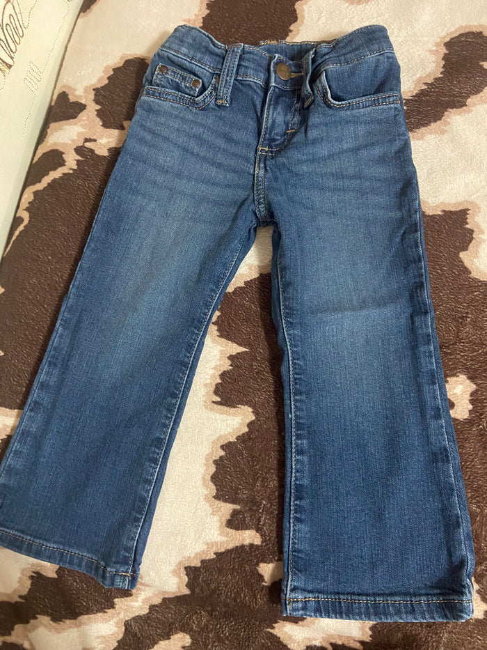 Vintage Wrangler Girls Denim Jeans, Toddler, Size 3T - Deer Creek Mercantile