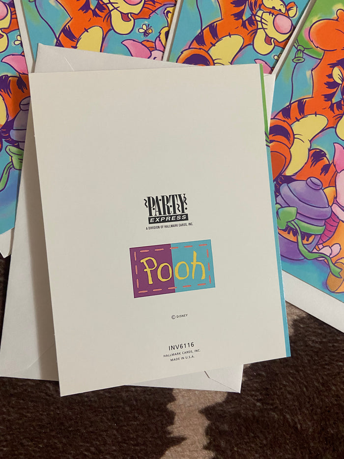 Vintage Winnie The Pooh Party Invitations 1990s - Deer Creek Mercantile