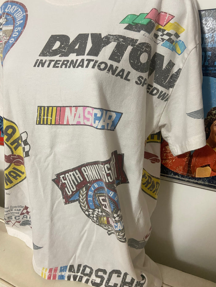 Pre-Loved Nascar Daytona 50th Anniversary Graphic Tee *Size M/L - Deer Creek Mercantile