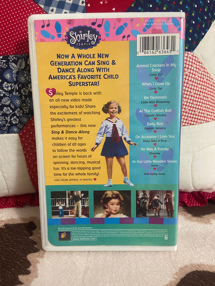 Vintage Shirley Temple VHS Movie, 1998 - Deer Creek Mercantile