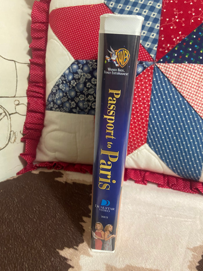 Vintage Mary Kate & Ashley Passport To Paris VHS WITH Promo Poster - Deer Creek Mercantile
