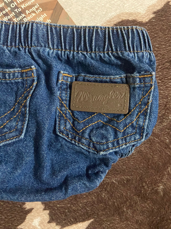Pre-Loved Wrangler Denim Diaper Cover, 3 Months - Deer Creek Mercantile