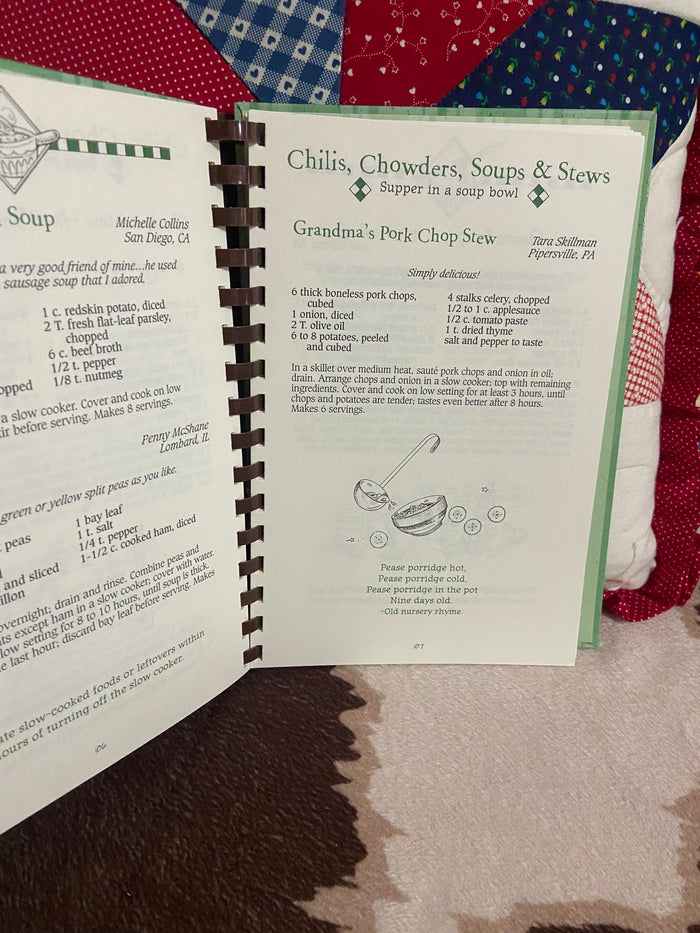 Vintage Gooseberry Patch Cookbook, Slow Cooker Recipes - Deer Creek Mercantile