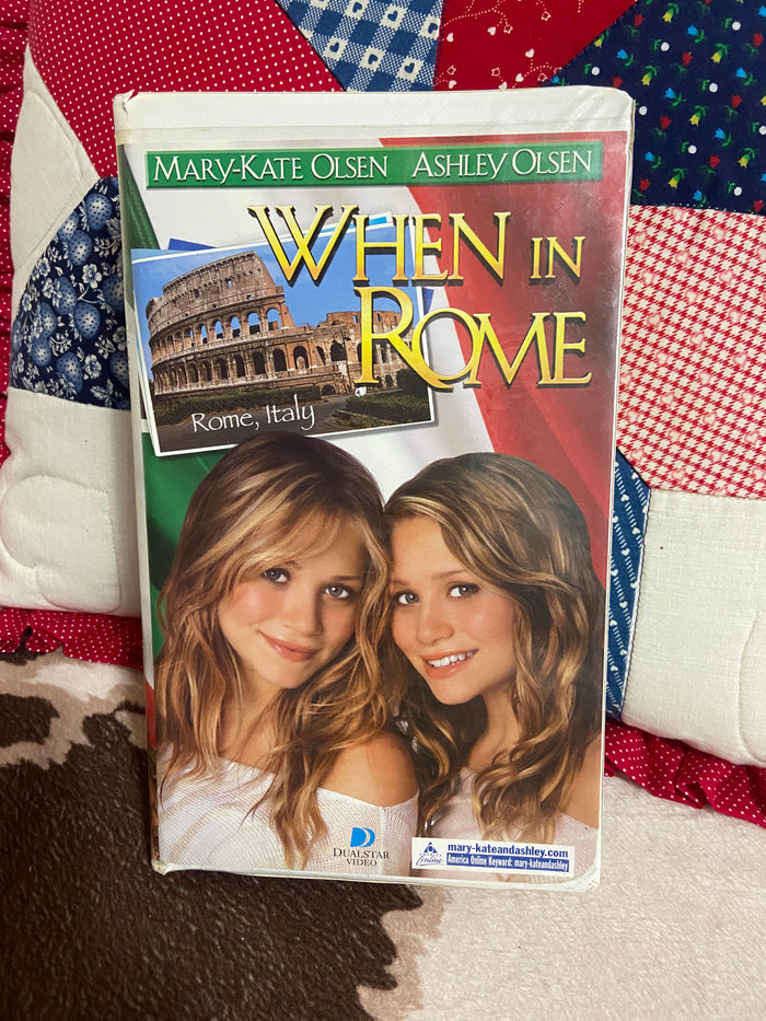 Vintage Mary Kate & Ashley VHS, When In Rome - Deer Creek Mercantile