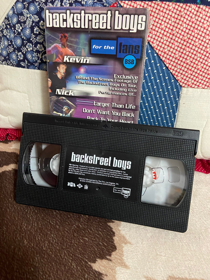 Vintage Backstreet Boys For The Fans VHS - Deer Creek Mercantile