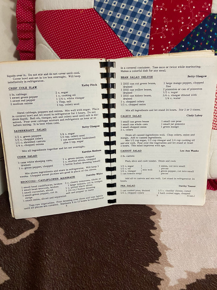 Vintage Sharing Recipes, Peckham, OK Christian Church Cookbook, 1988 - Deer Creek Mercantile