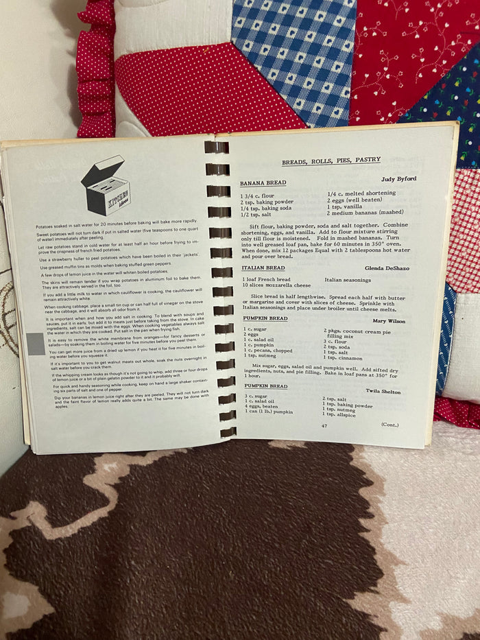 Vintage Favorite Recipes From Our Best Cooks, Ada, OK Cookbook, 1985 - Deer Creek Mercantile