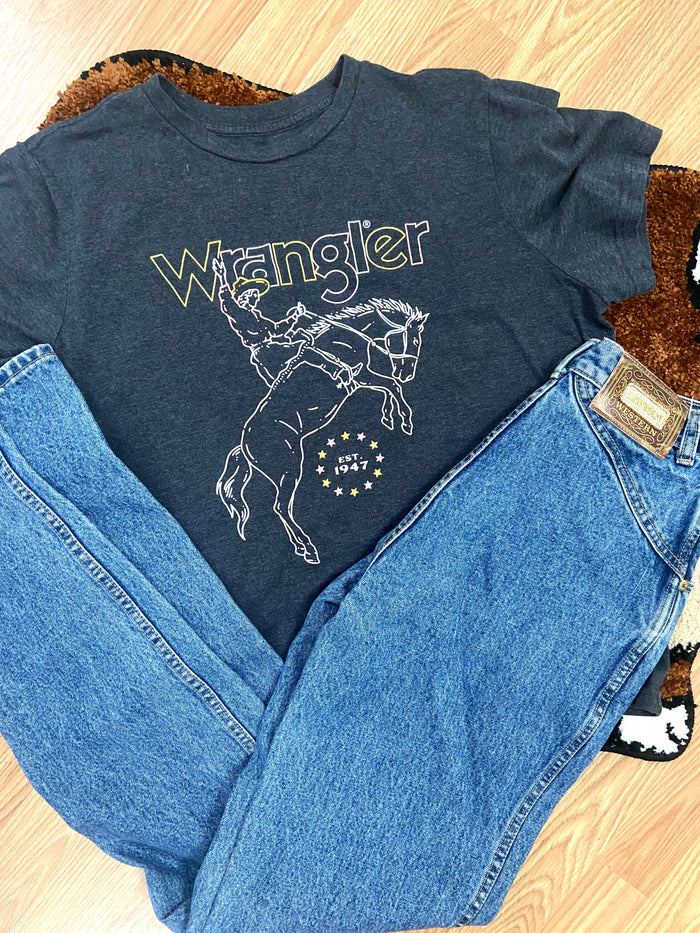 Pre-Loved Wrangler Western Graphic Tee, Size XL - Deer Creek Mercantile