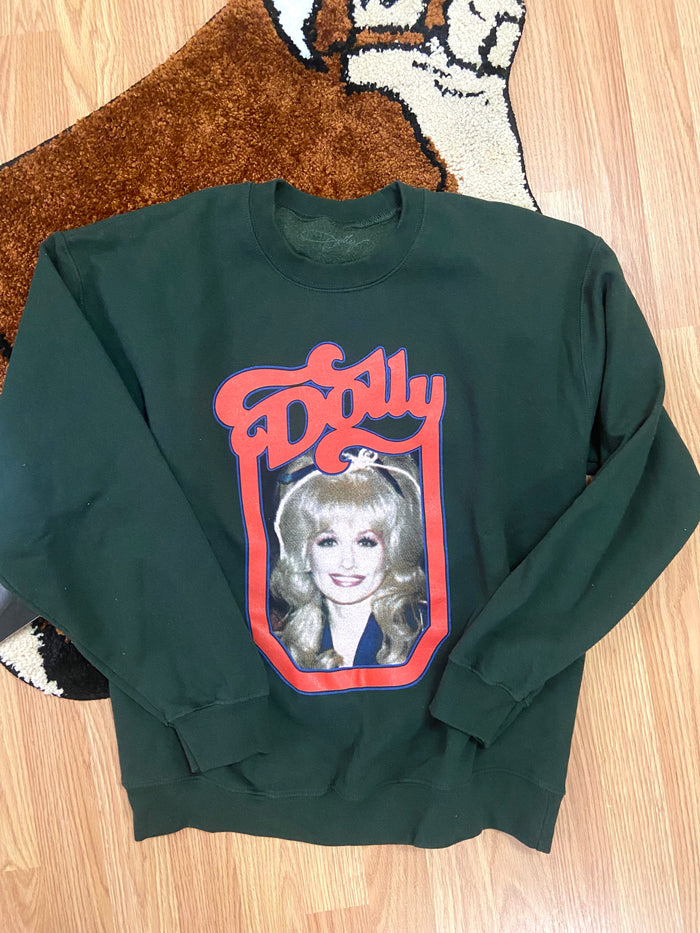 Pre-Loved Dolly Parton Crewneck Sweatshirt, Size Large - Deer Creek Mercantile