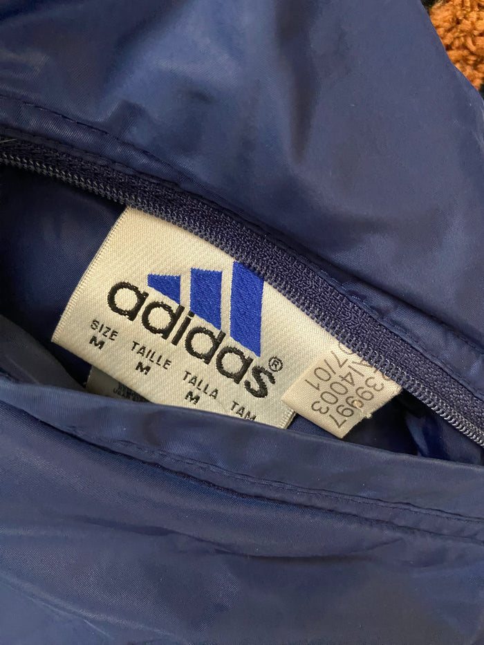 Vintage Adidas Reversible Jacket, 2001, Blue, Size Medium - Deer Creek Mercantile