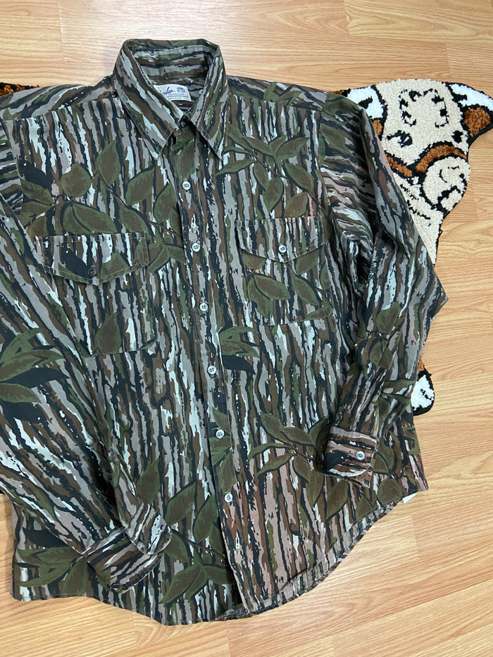 Vintage 1990s USA Made Spartan Sportswear x Walls x Realtree Camo Hunting Pant & Shirt Set - Deer Creek Mercantile