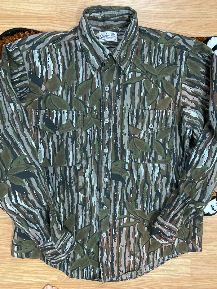 Vintage 1990s USA Made Spartan Sportswear x Walls x Realtree Camo Hunting Pant & Shirt Set - Deer Creek Mercantile