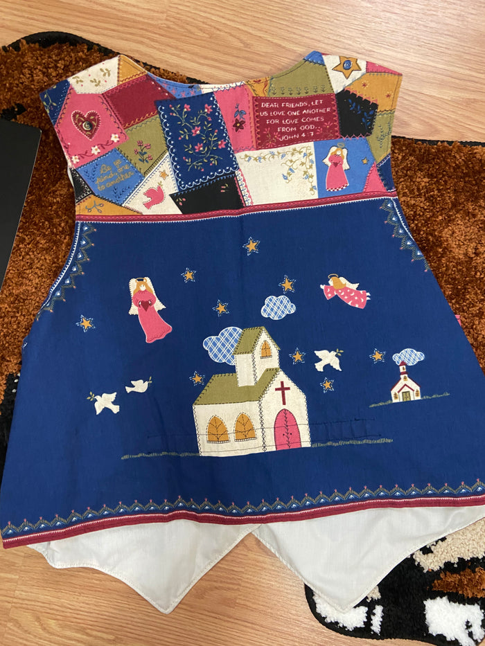 Vintage Country Blessings Vest - Deer Creek Mercantile
