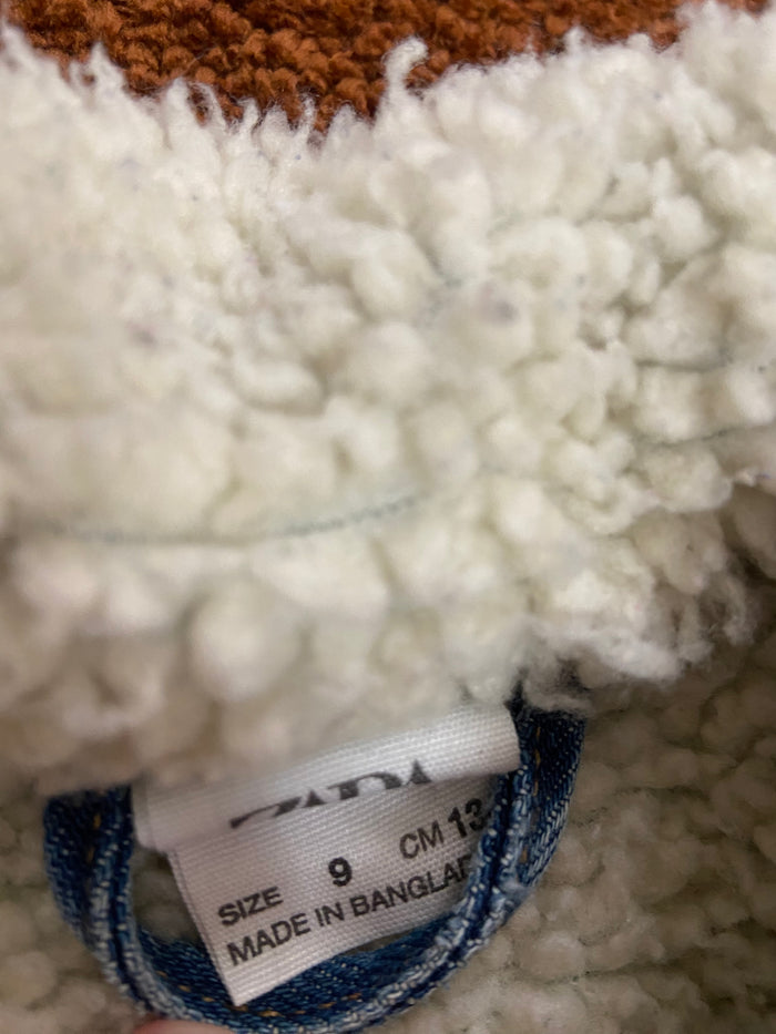Pre-Loved Zara Sherpa & Denim Jacket, Youth Size 9 - Deer Creek Mercantile