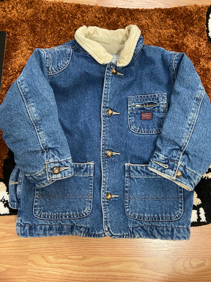 Vintage Gap Denim Chore Coat, Youth Boys XXS - Deer Creek Mercantile