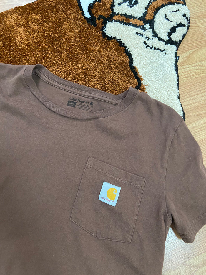 Pre-Loved Carhartt Dog Graphic Tee, Youth Size Large - Deer Creek Mercantile