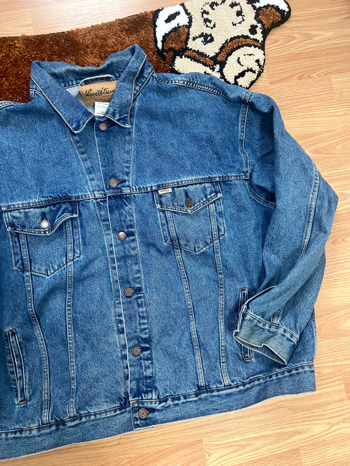 Vintage Levi's Denim Jean Jacket, Big + Tall, Size 4XL - Deer Creek Mercantile