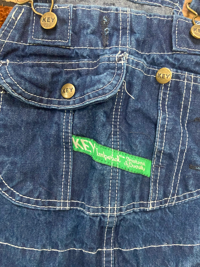 Vintage Key Imperial Denim Overalls, 32x32 - Deer Creek Mercantile