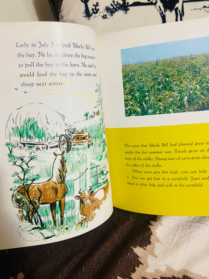 Vintage Children on a Farm Encyclopaedia Britannica True to Life Book 1962 - Deer Creek Mercantile
