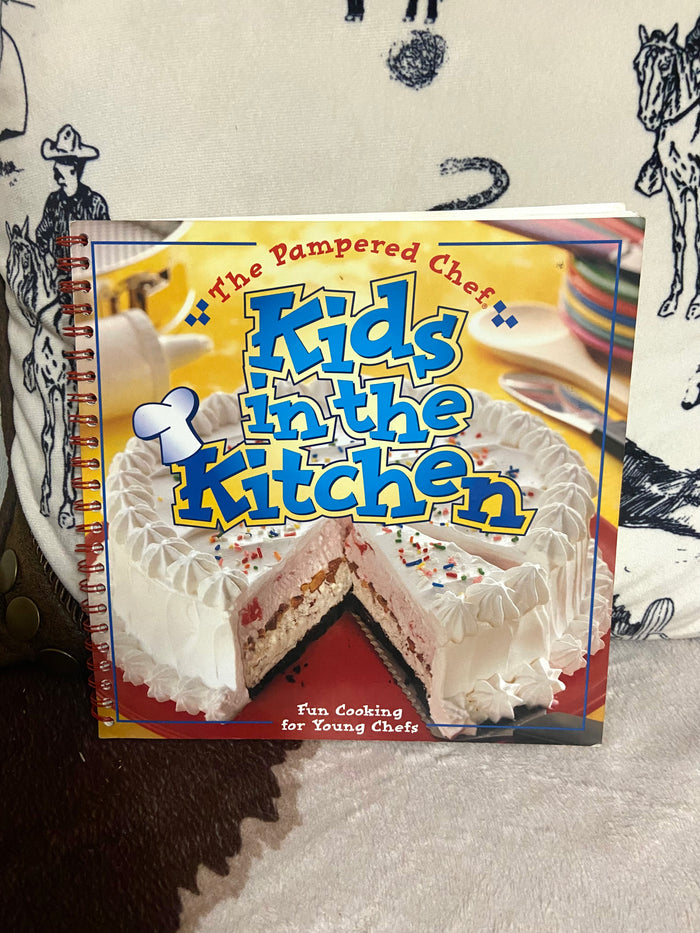 Vintage 1998 The Pampered Chef, Kids In The Kitchen Cookbook - Deer Creek Mercantile