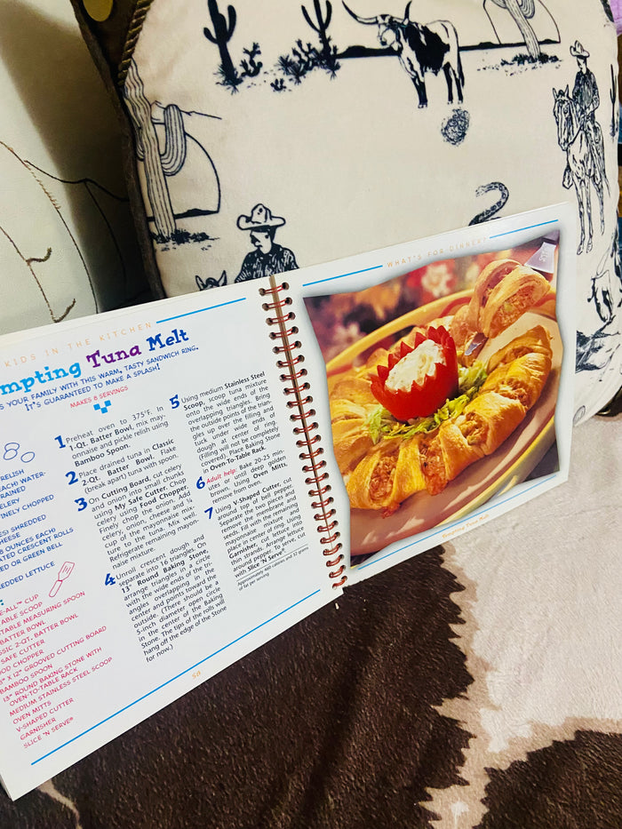 Vintage 1998 The Pampered Chef, Kids In The Kitchen Cookbook - Deer Creek Mercantile