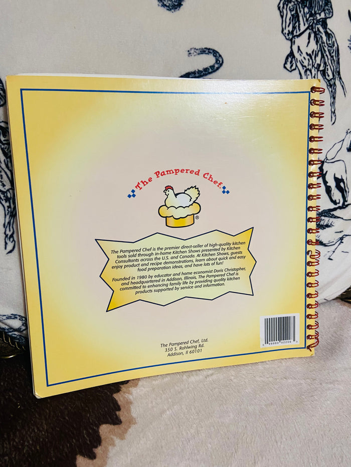 Vintage 1998 The Pampered Chef, Kids In The Kitchen Cookbook - Deer Creek Mercantile